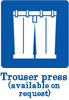 Trouser press (available on request)