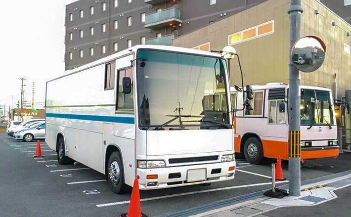 大型平面駐車場