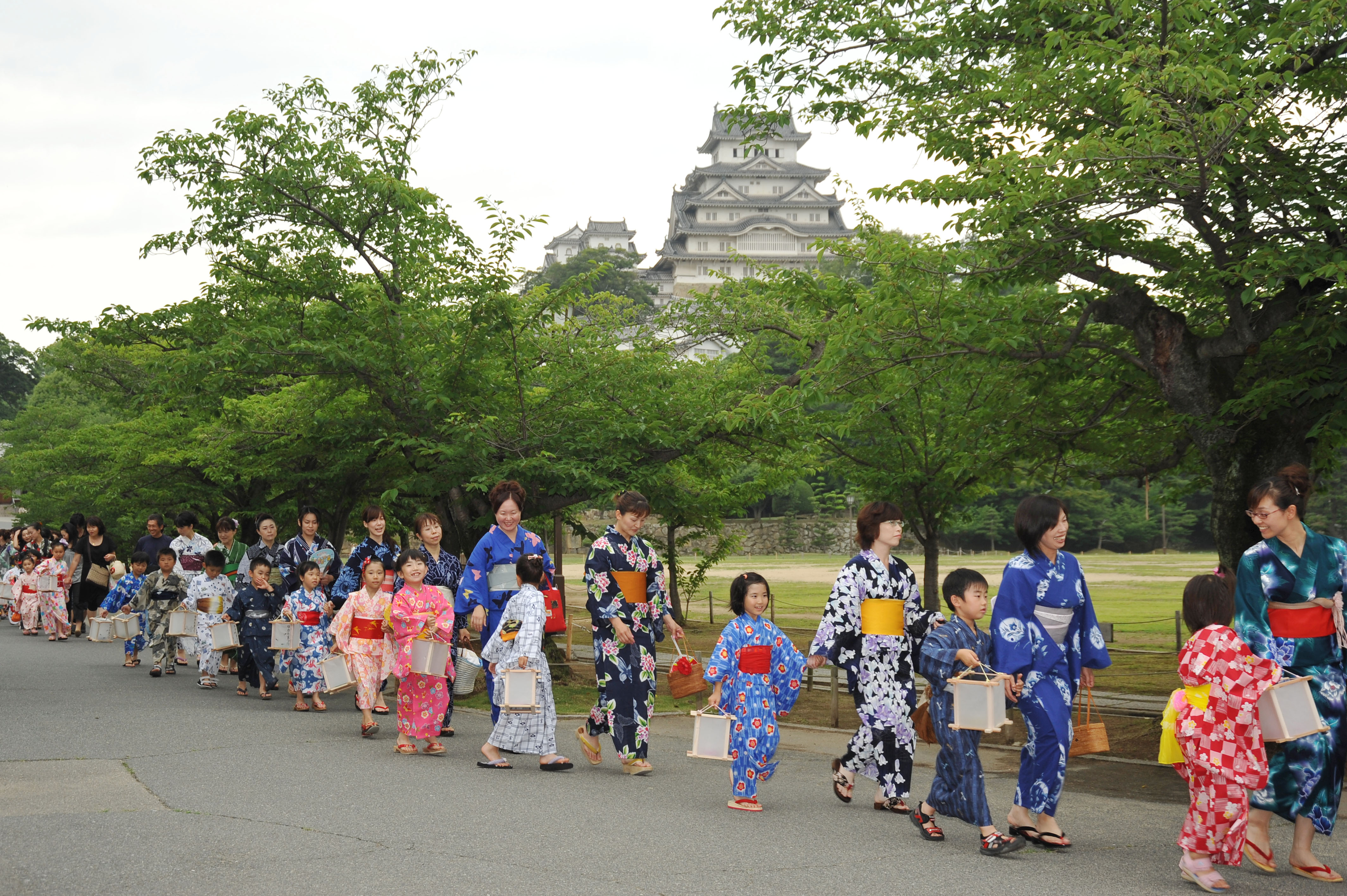 ゆかた祭り（姫路城）